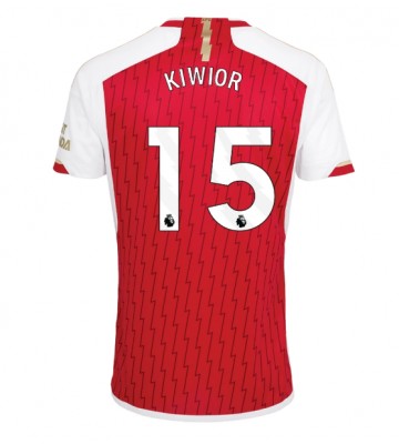 Arsenal Jakub Kiwior #15 Primera Equipación 2023-24 Manga Corta